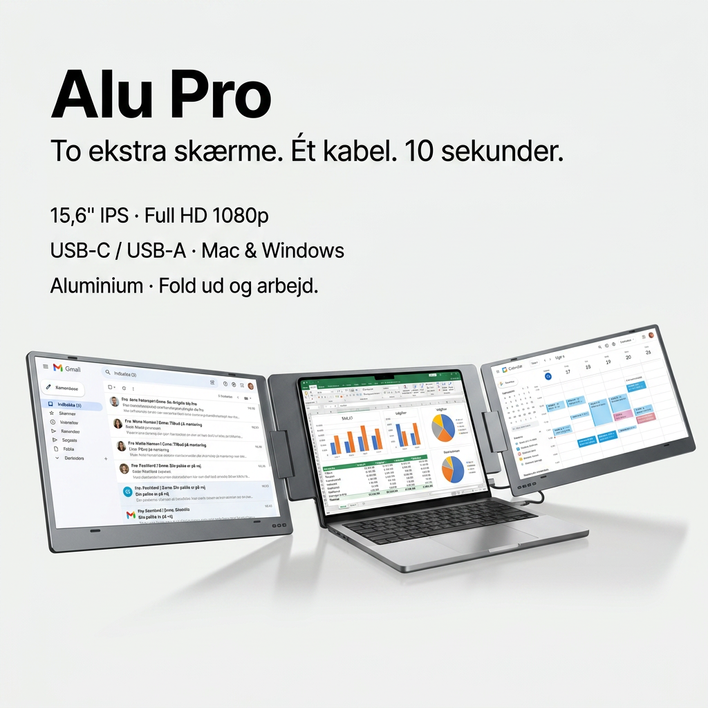 Alu Pro Portable Duo Screen Extender
