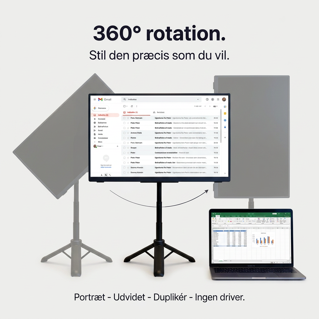 Portable Screen Flex Pro – 16" + Stand